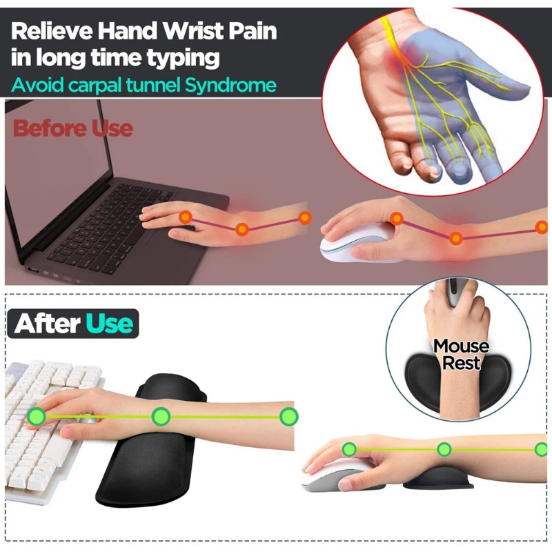 Ergonomic Keyboard Wrist Rest  - Gaming Accessories On Sale 评论和价格