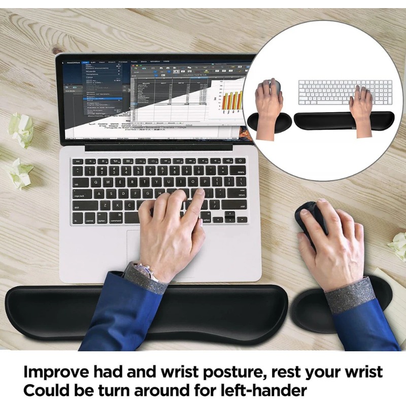 Ergonomic Keyboard Wrist Rest  - Gaming Accessories On Sale 评论和价格