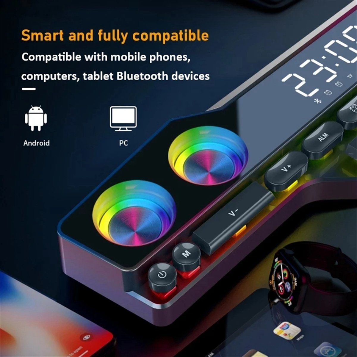 DTC5 V18 Dazzle Colour Speaker - Gaming Accessories Led 评论和价格