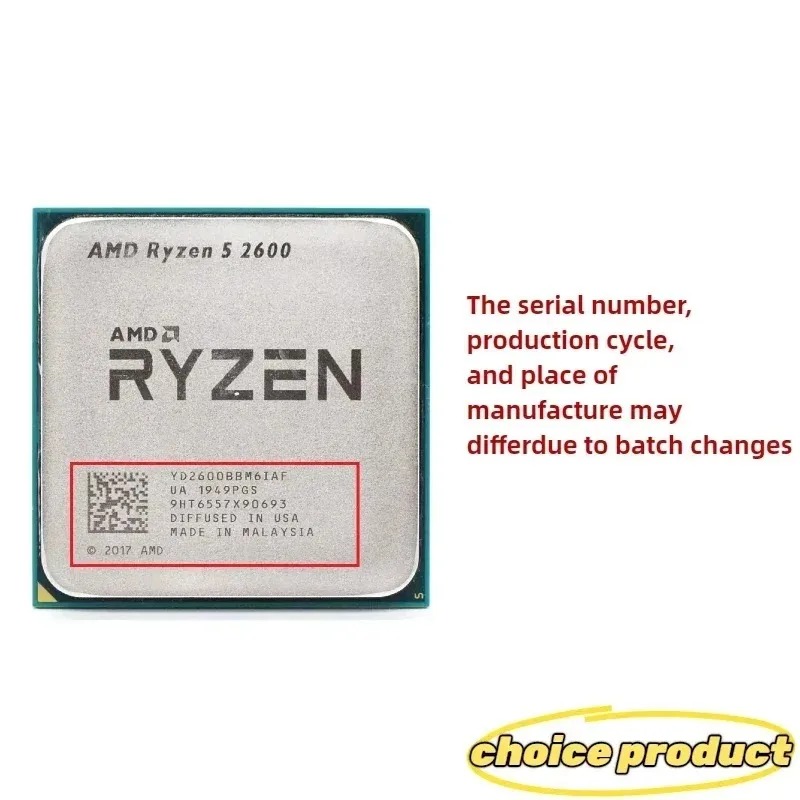 AMD Ryzen 5 2600 Original Desk - Amd Cpu Ryzen 5 评论和价格